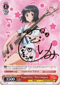 "Poppin'Party" Rimi Ushigome (XR) - BanG Dream! - Weiss Schwarz card