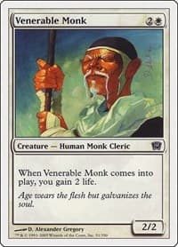 Venerable Monk - 9th Edition - Magic: The Gathering card