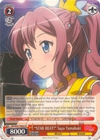 "STAR BEAT!" Saya Yamabuki - BanG Dream! - Weiss Schwarz card