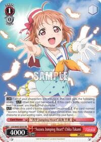 "Aozora Jumping Heart" Chika Takami - Love Live! Sunshine!! - Weiss Schwarz card