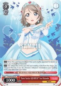 "Koini Naritai AQUARIUM" You Watanabe - Love Live! Sunshine!! - Weiss Schwarz card