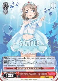 "Koini Naritai AQUARIUM" You Watanabe (RRR) - Love Live! Sunshine!! - Weiss Schwarz card