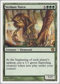 Verdant Force - 9th Edition - Magic: The Gathering card