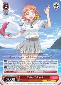Chika Takami (SR) - Love Live! Sunshine!! - Weiss Schwarz card