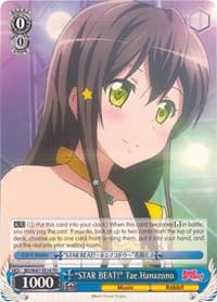 "STAR BEAT!" Tae Hanazono - BanG Dream! - Weiss Schwarz card