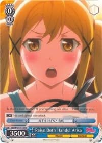 Raise Both Hands! Arisa - BanG Dream! - Weiss Schwarz card