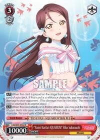 "Koini Naritai AQUARIUM" Riko Sakurauchi - Love Live! Sunshine!! - Weiss Schwarz card