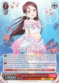 "Koini Naritai AQUARIUM" Riko Sakurauchi (RRR) - Love Live! Sunshine!! - Weiss Schwarz card