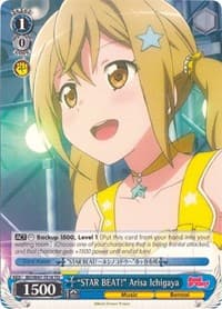 "STAR BEAT!" Arisa Ichigaya - BanG Dream! - Weiss Schwarz card