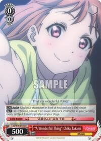 "A Wonderful Thing" Chika Takami - Love Live! Sunshine!! - Weiss Schwarz card