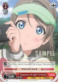 "Disappearance of the Subject" You Watanabe - Love Live! Sunshine!! - Weiss Schwarz card