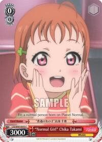 "Normal Girl" Chika Takami - Love Live! Sunshine!! - Weiss Schwarz card