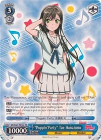 "Poppin'Party" Tae Hanazono (A) - BanG Dream! - Weiss Schwarz card