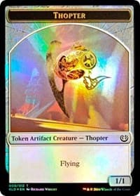 Thopter // Servo Double-Sided Token - League Promos - Magic: The Gathering card