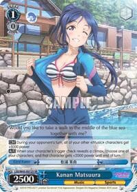 Kanan Matsuura (SR) - Love Live! Sunshine!! - Weiss Schwarz card