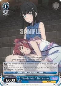 "Friendly Sisters" Dia Kurosawa - Love Live! Sunshine!! - Weiss Schwarz card