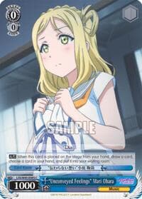 "Unconveyed Feelings" Mari Ohara - Love Live! Sunshine!! - Weiss Schwarz card