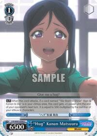 "Hug" Kanan Matsuura - Love Live! Sunshine!! - Weiss Schwarz card