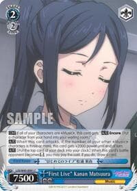 "First Live" Kanan Matsuura - Love Live! Sunshine!! - Weiss Schwarz card