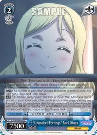 "Unnoticed Feelings" Mari Ohara - Love Live! Sunshine!! - Weiss Schwarz card