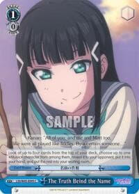 The Truth Beind the Name - Love Live! Sunshine!! - Weiss Schwarz card