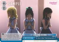 "We Want to Shine!" Mari & Kanan & Dia - Love Live! Sunshine!! - Weiss Schwarz card