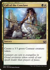 Call of the Conclave - Modern Masters 2017 - Magic: The Gathering card