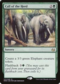 Call of the Herd - Modern Masters 2017 - Magic: The Gathering card