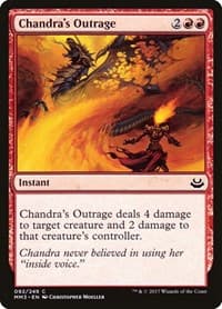 Chandra's Outrage - Modern Masters 2017 - Magic: The Gathering card