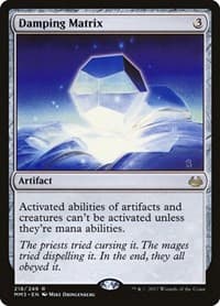 Damping Matrix - Modern Masters 2017 - Magic: The Gathering card