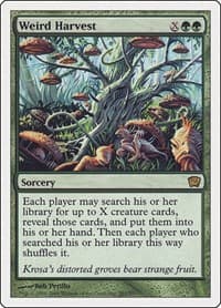 Weird Harvest - 9th Edition - Magic: The Gathering card