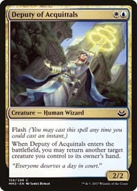 Deputy of Acquittals - Modern Masters 2017 - Magic: The Gathering card
