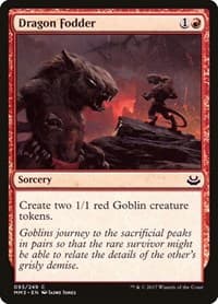 Dragon Fodder - Modern Masters 2017 - Magic: The Gathering card