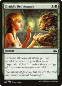 Druid's Deliverance - Modern Masters 2017 - Magic: The Gathering card