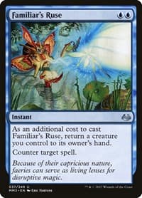 Familiar's Ruse - Modern Masters 2017 - Magic: The Gathering card
