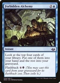 Forbidden Alchemy - Modern Masters 2017 - Magic: The Gathering card