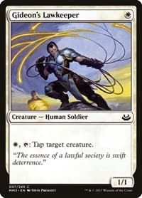 Gideon's Lawkeeper - Modern Masters 2017 - Magic: The Gathering card