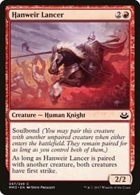 Hanweir Lancer - Modern Masters 2017 - Magic: The Gathering card