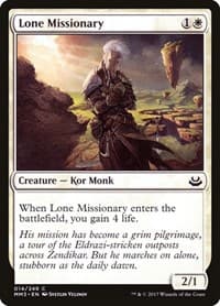 Lone Missionary - Modern Masters 2017 - Magic: The Gathering card