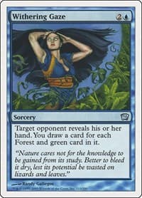 Withering Gaze - 9th Edition - Magic: The Gathering card