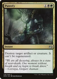 Putrefy - Modern Masters 2017 - Magic: The Gathering card