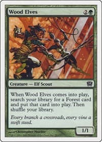 Wood Elves - 9th Edition - Magic: The Gathering card