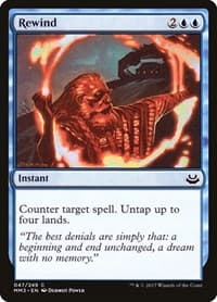 Rewind - Modern Masters 2017 - Magic: The Gathering card