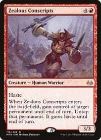 Zealous Conscripts - Modern Masters 2017 - Magic: The Gathering card
