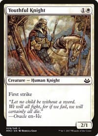 Youthful Knight - Modern Masters 2017 - Magic: The Gathering card