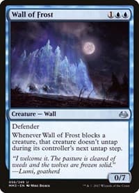 Wall of Frost - Modern Masters 2017 - Magic: The Gathering card
