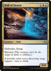 Wall of Denial - Modern Masters 2017 - Magic: The Gathering card