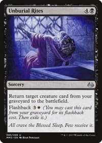 Unburial Rites - Modern Masters 2017 - Magic: The Gathering card