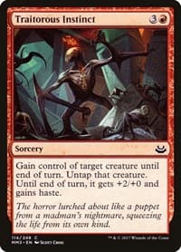Traitorous Instinct - Modern Masters 2017 - Magic: The Gathering card