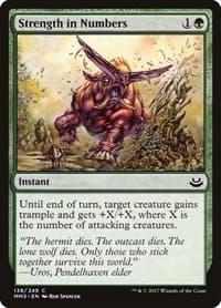 Strength in Numbers - Modern Masters 2017 - Magic: The Gathering card